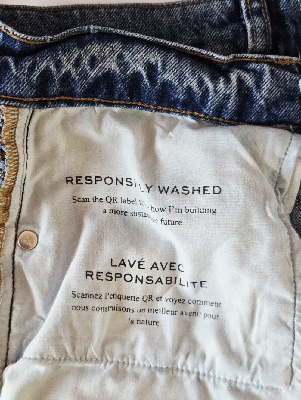 Frame Denim 100% Cotton Wide Leg High Waist Jeans Frayed Hem sz 26 - Picture 8 of 10